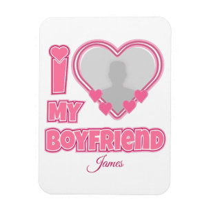Imán Personalizado Te Amo Mi Novio – Agregar Foto y Nom
