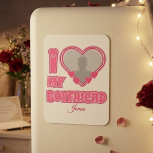 Imán Personalizado Te Amo Mi Novio – Agregar Foto y Nom