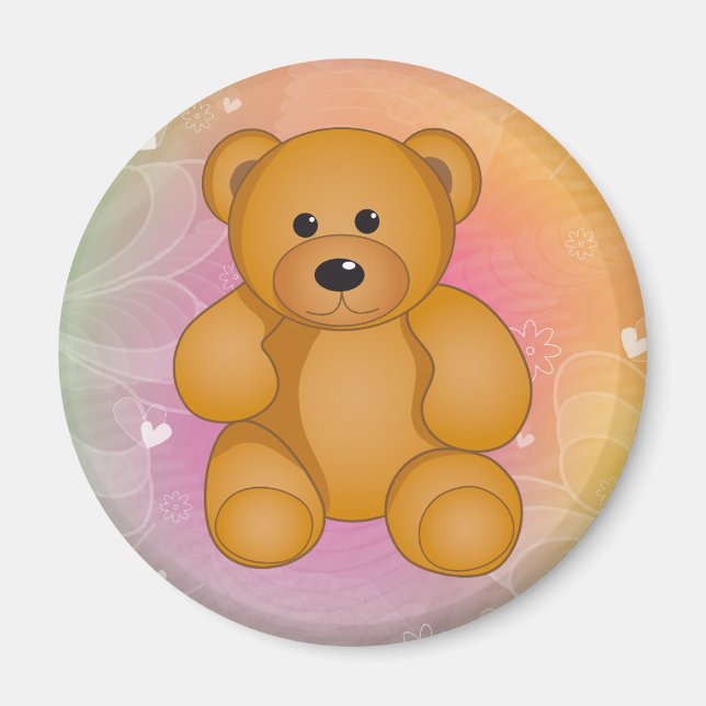 Imán Personalizado Teddy Design (Frente)