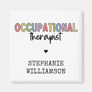 Imán Personalizado Terapia Ocupacional Ocupacional de R