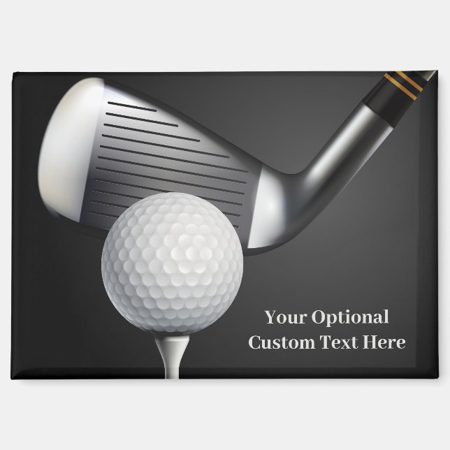 Imán Personalizado Text Golf (Anverso)
