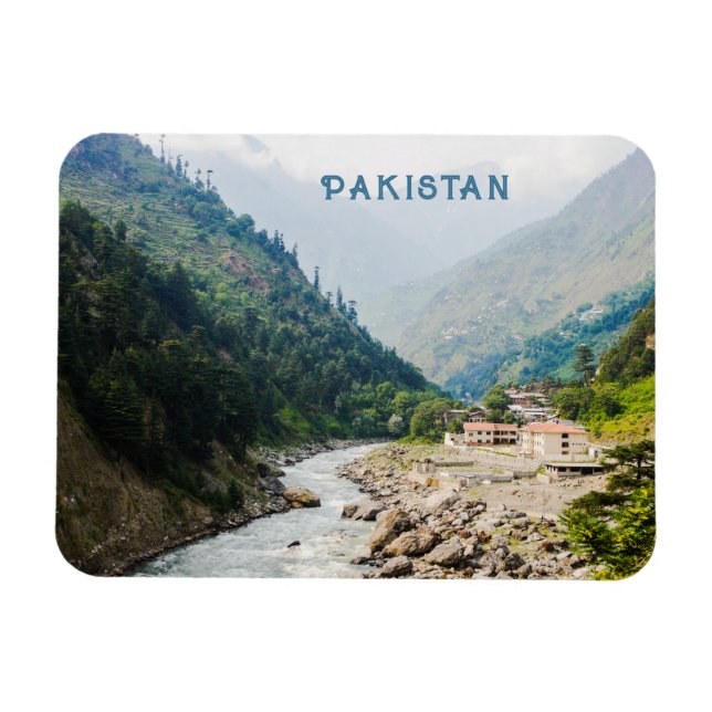 Imán Personalizado Texto Pakistán (Horizontal)