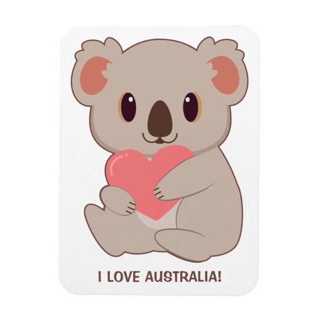 Imán Personalizado Textos Amar Koala (Vertical)