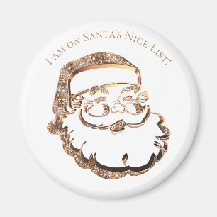 Imán Personalizado travieso o lindo Santa Claus gracios