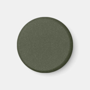 Imán personalizado verde con musgo moteado
