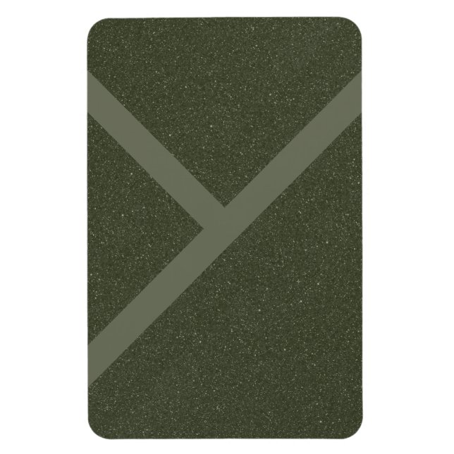 Imán Personalizado Verde Musgo Con Textura – Perso (Vertical)