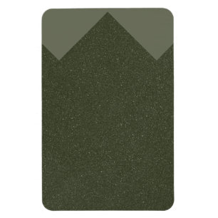 Imán personalizado verde musgo de flecha – Persona