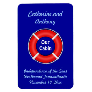 Imán Personalizado Vert del anillo de vida. Marcador de