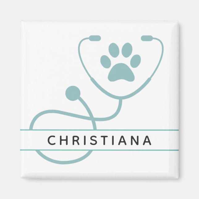 Imán Personalizado Veterinarios (Frente)