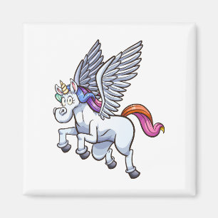 Imán personalizado volante pegasus unicorn