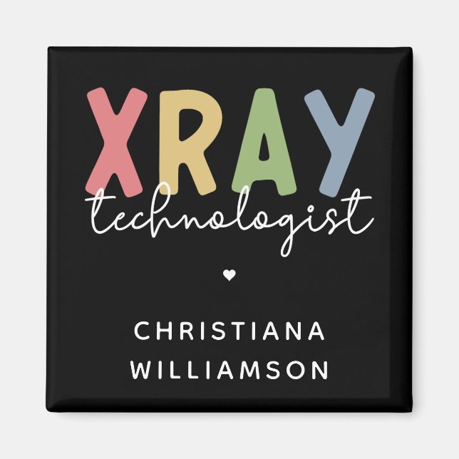 Imán Personalizado Xray Technologist X-ray Tech Gifts (Frente)