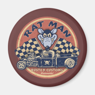 Imán Personalizados Rat Man Rusts