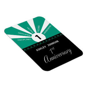 Imán Personalizar, 1er Aniversario de Empleado