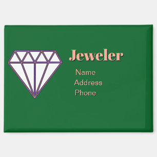 Imán Personalizar Anunciar Promocionar Negocio de Joyer