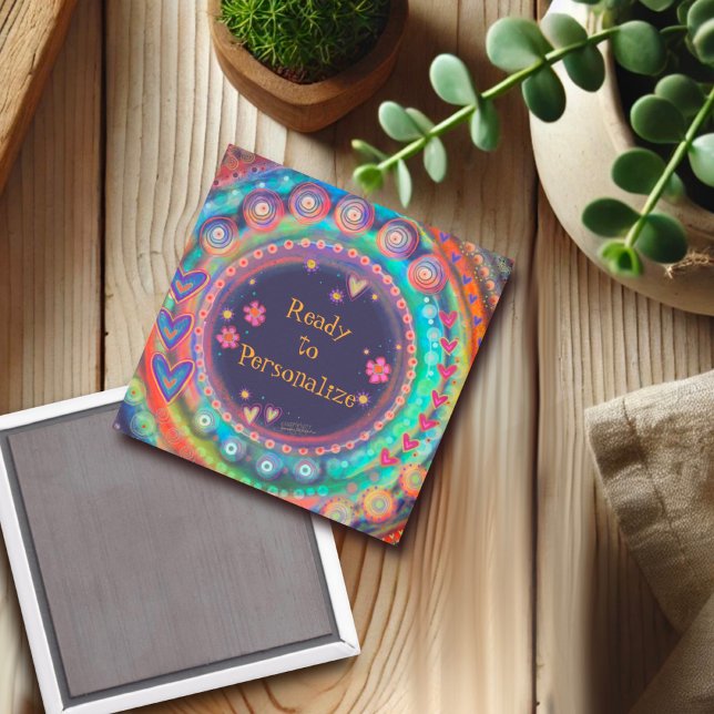 Imán Personalizar colorido tu propia inespiritualidad (Subido por el creador)