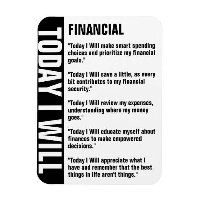 Imán Personalizar de recordatorio de objetivos de cuida (Vertical)