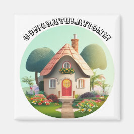 Imán Personalizar Editar nombre de texto - Casa de feli