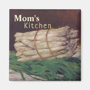 Imán Personalizar el Manet de Vintage Bunch de Asparagu