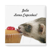 Personalizar nombre ama los cupcakes ferrets