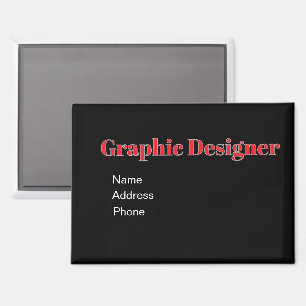 Imán Personalizar publicidad Promocionar diseñador gráf