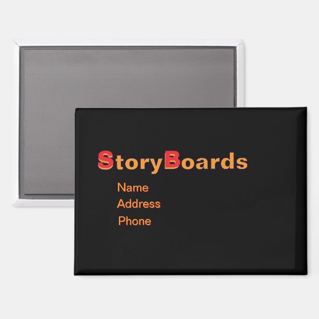Imán Personalizar publicidad Promocionar tablas de hist (Anverso/Reverso)