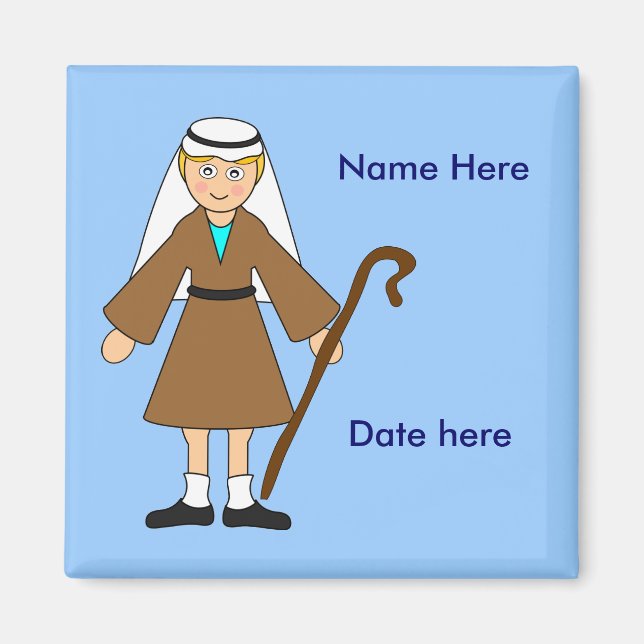 Imán Personalizar Yo — Natividad infantil "Joseph" (Frente)