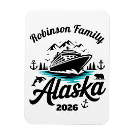 Imán Personalized Alaska Cruise Door Marker