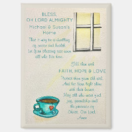 Imán Personalized Bless This Home – Prayer