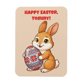 Imán Personalized Easter Bunny Magnet | Vinyl Glossy