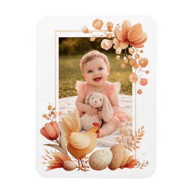 Imán Personalized Easter Photo Keepsake  (Vertical)