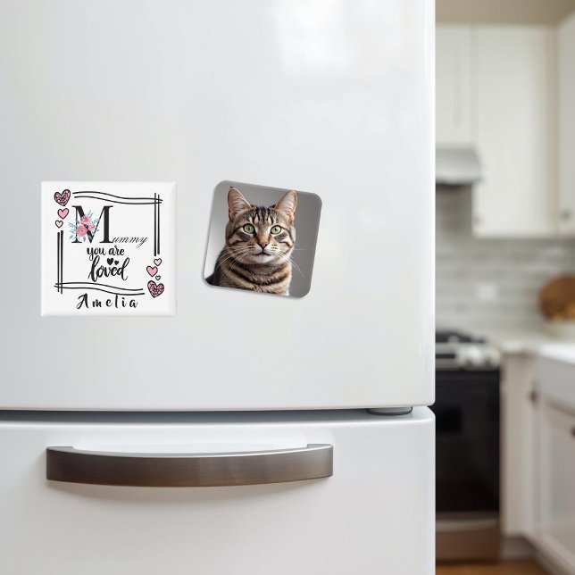 Imán Personalized Floral Mommy Magnet (Subido por el creador)