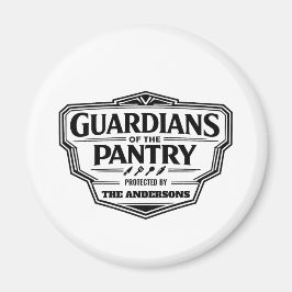 Imán Personalized Guardians of the Pantry Magnet