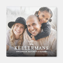 Personalized Name Family Photo