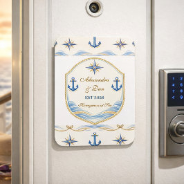 Imán Personalized Nautical Honeymoon Crest