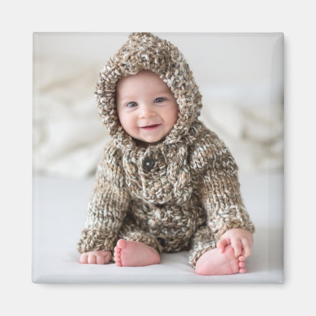 Imán Personalized Newborn Baby Keepsake Photo (Frente)