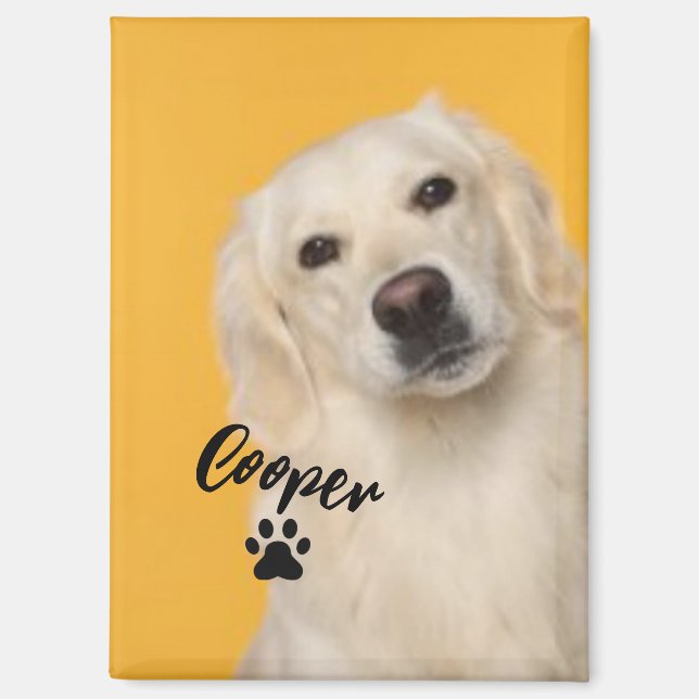 Imán Personalized Pet  Photo Dog Lover with Photo (Anverso)