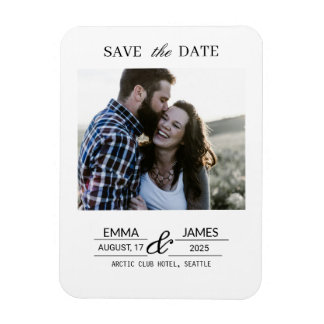 Imán Personalized Photo Wedding Fridge magnet