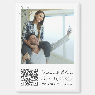 Imán Personalized Photo Wedding Save the Date magnet