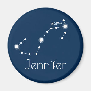 Imán Personalized Scorpio Zodiac Constellation