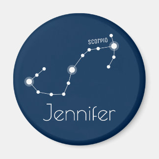 Imán Personalized Scorpio Zodiac Constellation