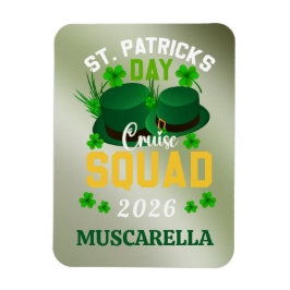 Imán Personalized St. Patrick's Day Cruise Squad Door 