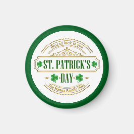 Imán Personalized St. Patrick's Day I Luck of the Irish
