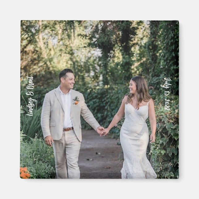 Imán PERSONALIZED WEDDING Magnet (Frente)