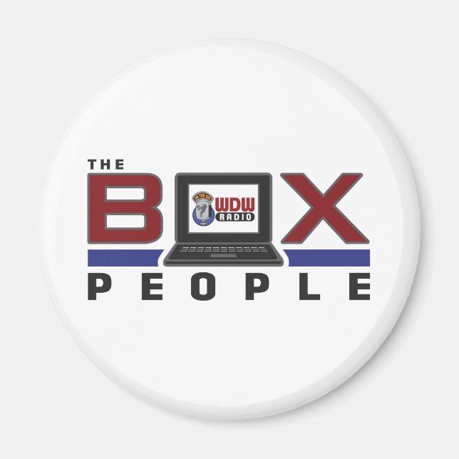 Imán Personas de la caja de radio de la WDW (Frente)