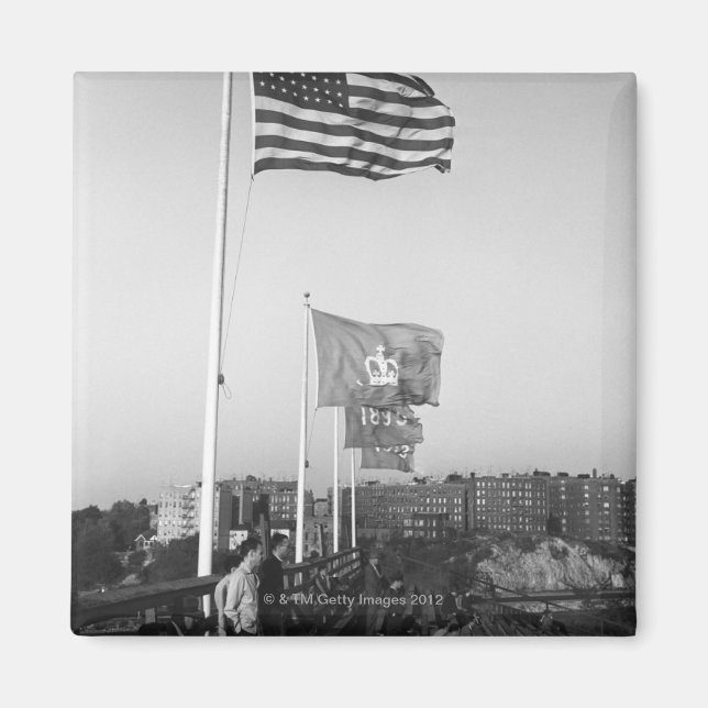 Imán Personas en Bleachers (Frente)