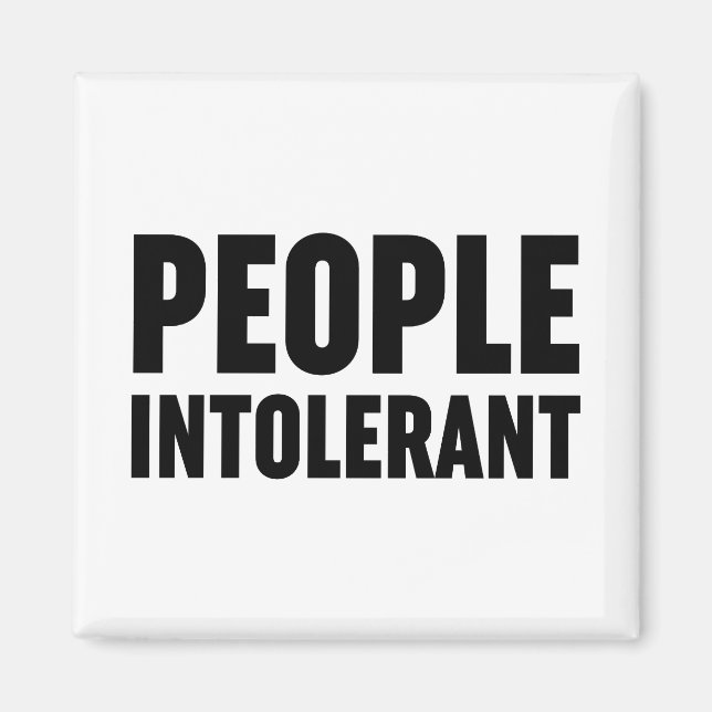 Imán Personas intolerantes (Frente)