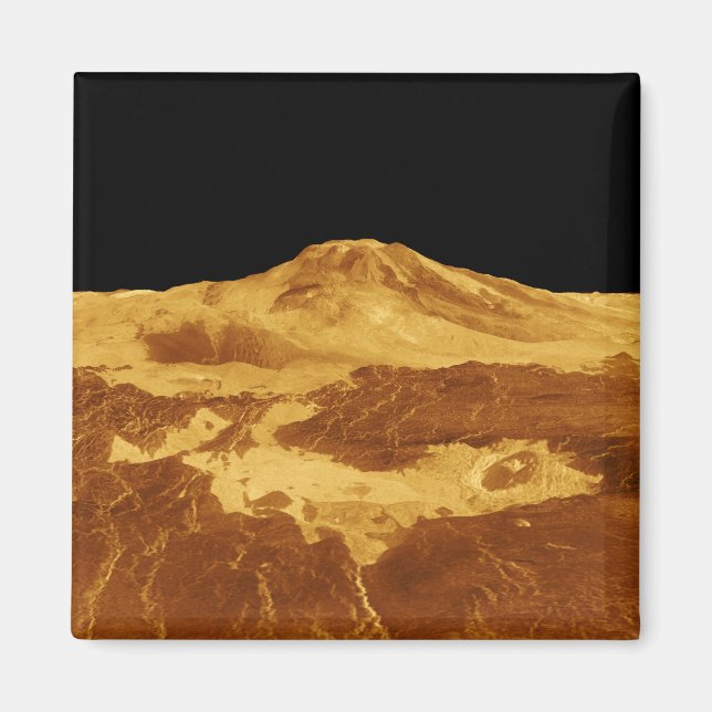 Imán Perspectiva 3D de Maat Mons en Venus (Frente)