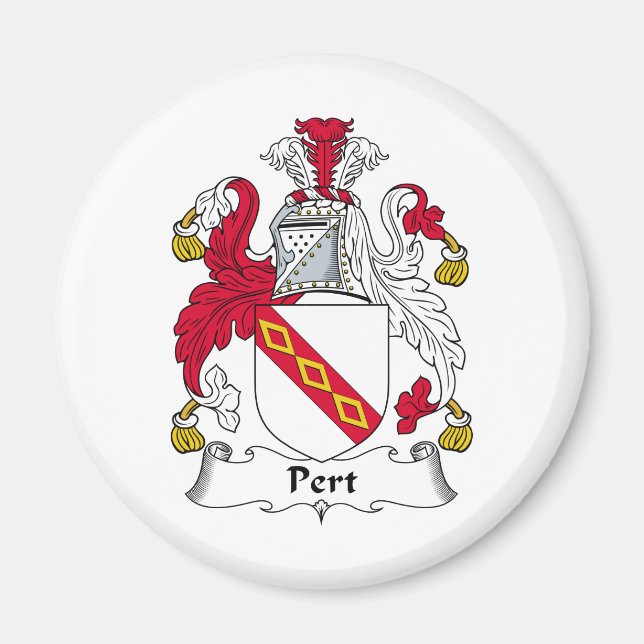 Imán Pert Family Crest (Frente)