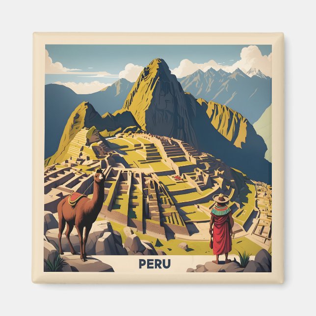 Imán Perú Machu Picchu (Frente)