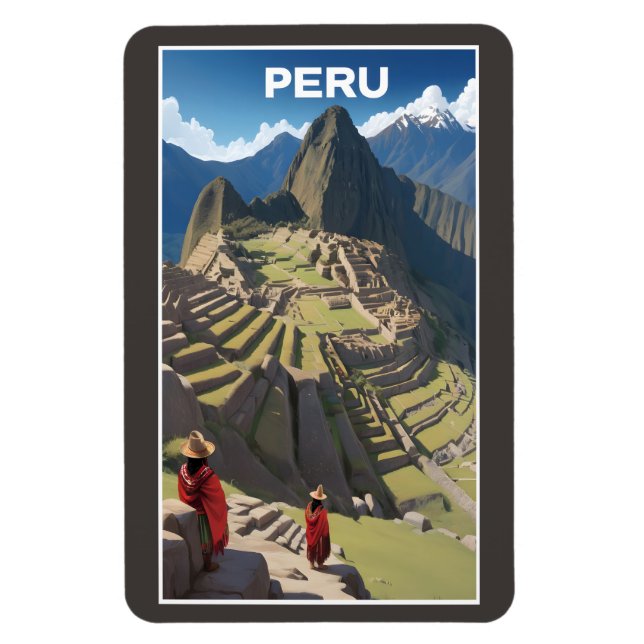 Imán Perú Machu Picchu (Vertical)